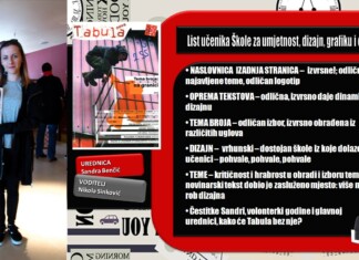 Tabula nova – šećer na kraju!
